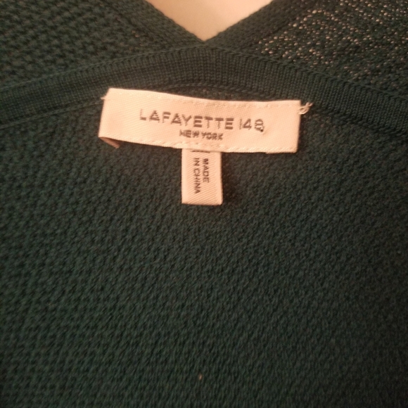 Lafayette 148 open front 100% cotton cardigan size XL - Picture 3 of 8